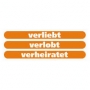 verliebt - verlobt - verheiratet