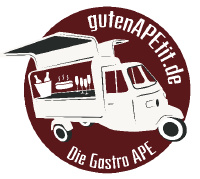 Nutze die Ape - Catering auf 3 Räder Logo Nutze die Ape - Catering auf 3 Räder